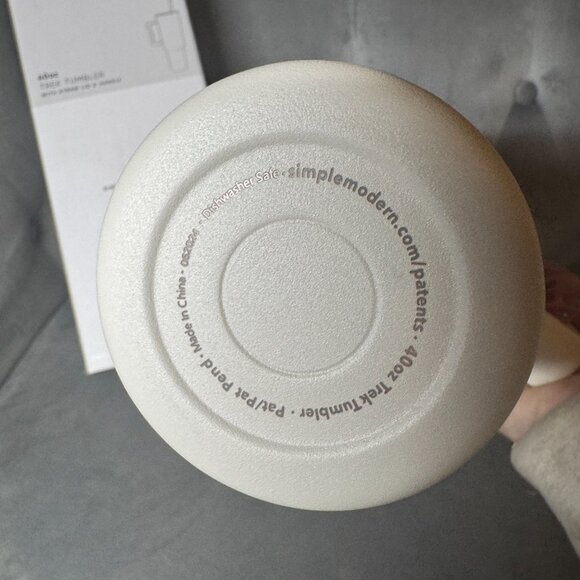 Simple Modern 40oz Pink Hearts on White Straw Tumbler NEW WITH‎ TAG - Picture 8 of 9